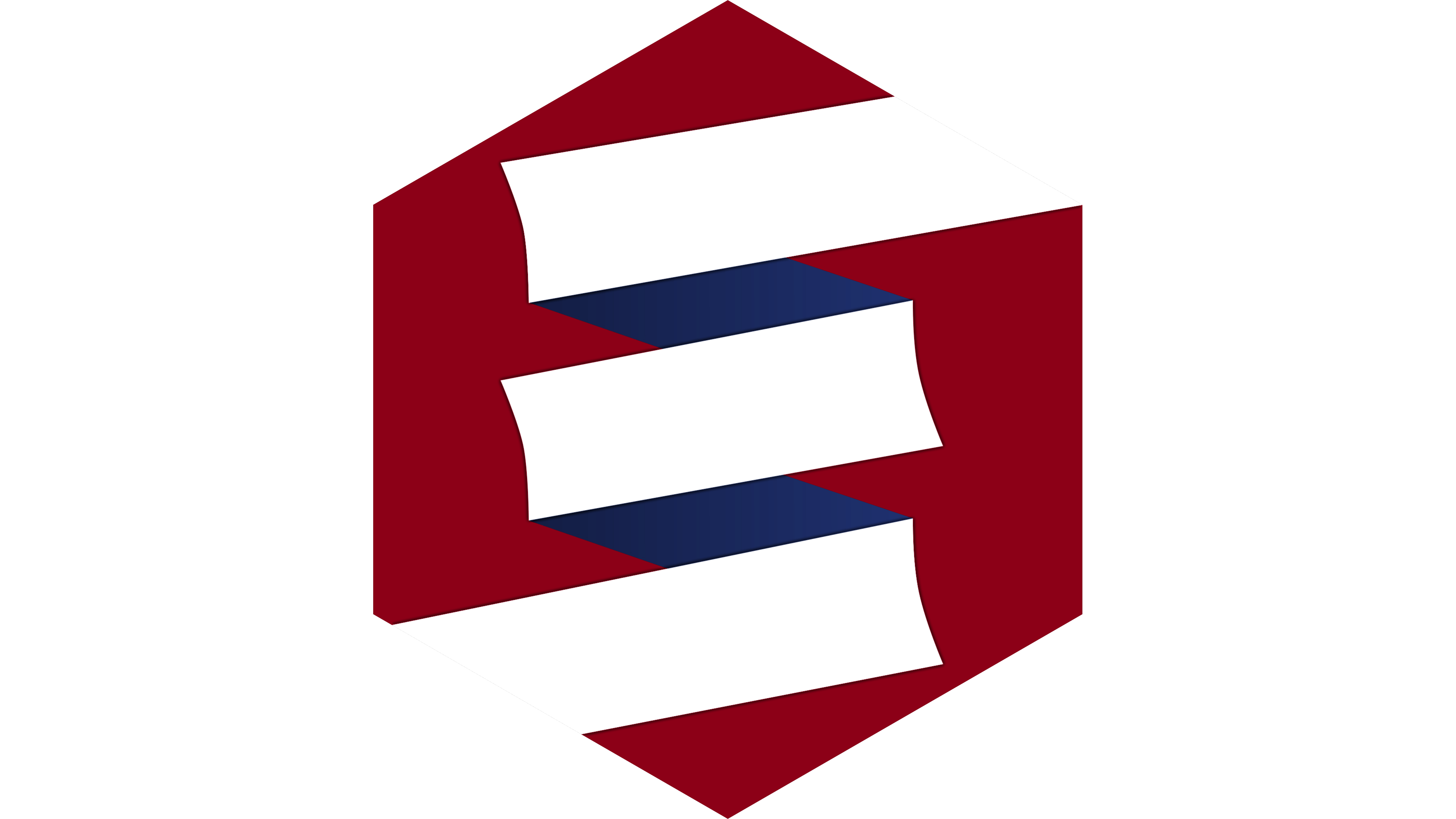 The Scala logo, in the shape of a hexagon, meant to fit the logos of certain well known libraries, as a hint 😜